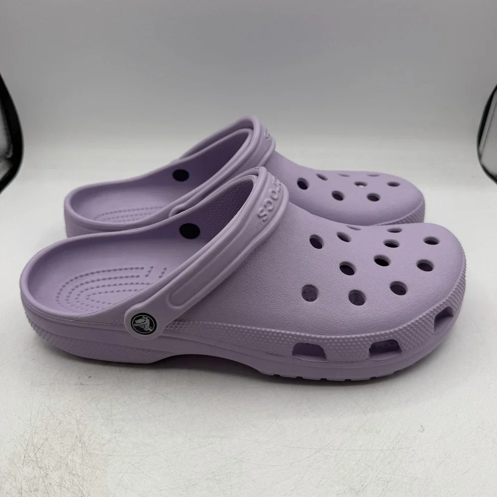 Crocs Classic Clogs Mens 13 Womens 15 Lavender Purple Slip On Shoes 10001-530